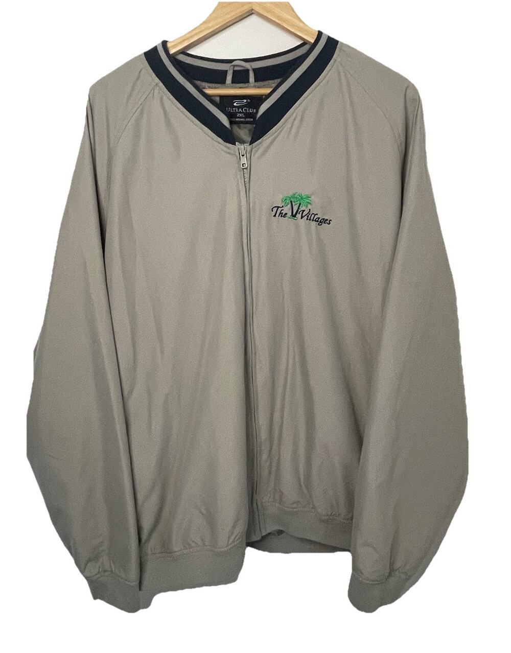 The Villages Florida Senior Retirement Golf Course Zip Jacket Windbreaker XXL